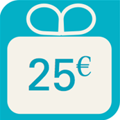 BON D'ACHAT DE 25 EUROS