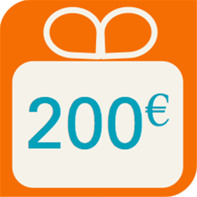 BON D'ACHAT DE 200 EUROS