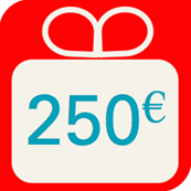 BON D'ACHAT DE 250 EUROS
