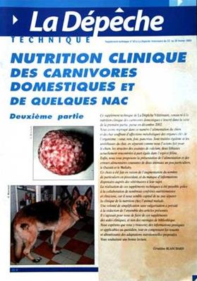 Nutrition clinique des carnivores domestiques et quelques NAC - Partie II